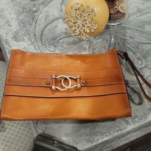 🦁 Pratesi Italian Leather Clutch